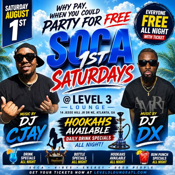 SOCA 1ST SATURDAYS